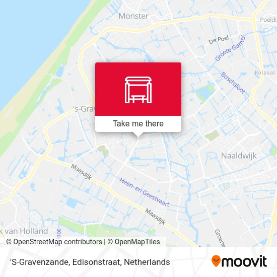 'S-Gravenzande, Edisonstraat map
