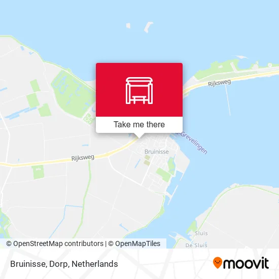 Bruinisse, Dorp map