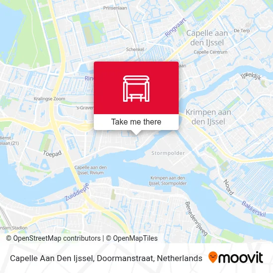 Capelle Aan Den Ijssel, Doormanstraat map