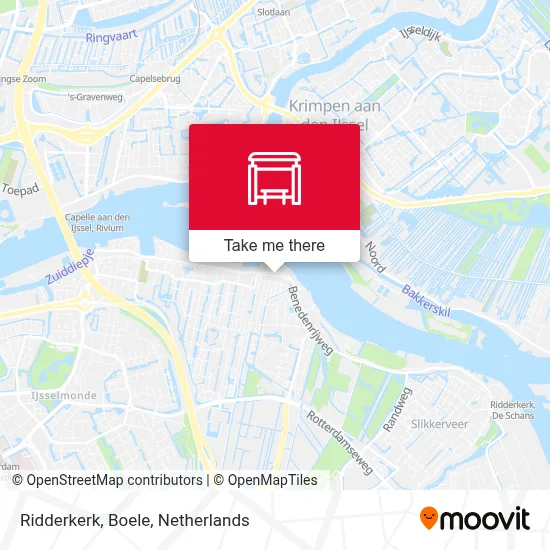 Ridderkerk, Boele map