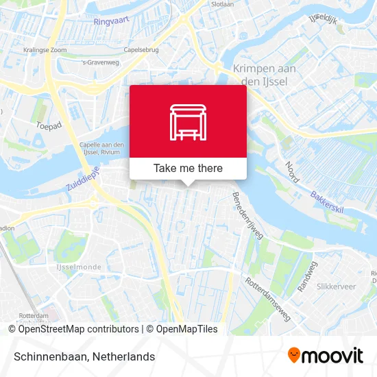 Schinnenbaan map