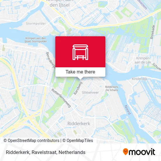 Ridderkerk, Ravelstraat map