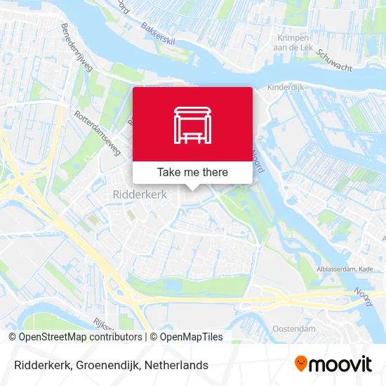 Ridderkerk, Groenendijk map