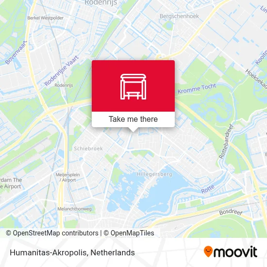 Humanitas-Akropolis map