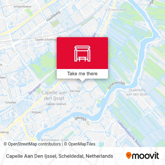 Capelle Aan Den Ijssel, Scheldedal map