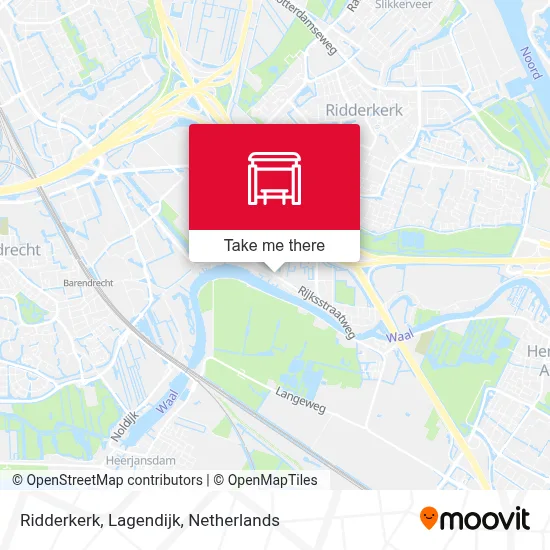 Ridderkerk, Lagendijk map