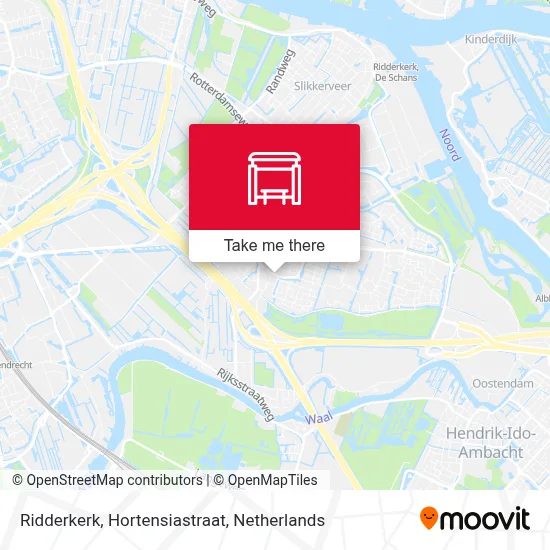 Ridderkerk, Hortensiastraat map
