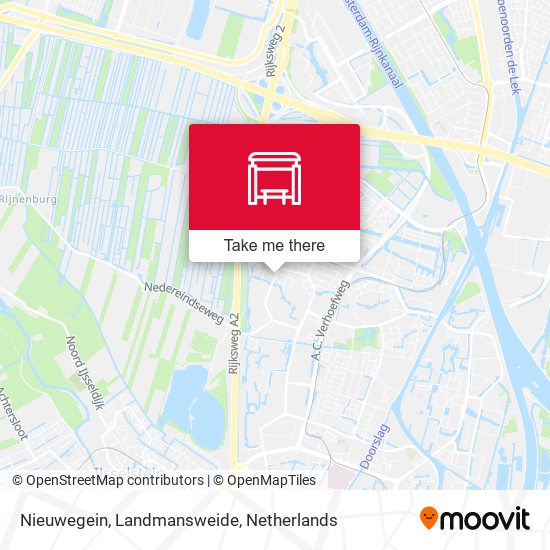 Nieuwegein, Landmansweide map