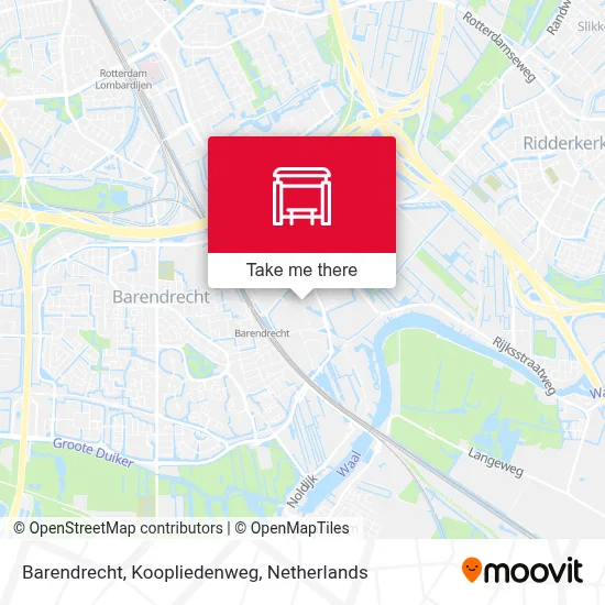 Barendrecht, Koopliedenweg map