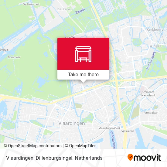 Vlaardingen, Dillenburgsingel map
