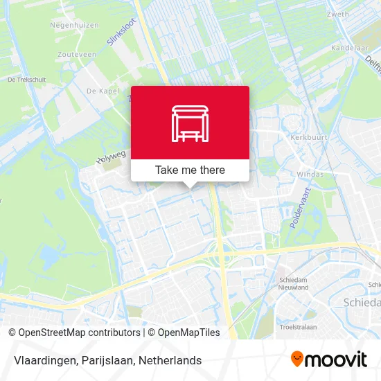 Vlaardingen, Parijslaan map