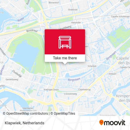 Klapwiek Karte