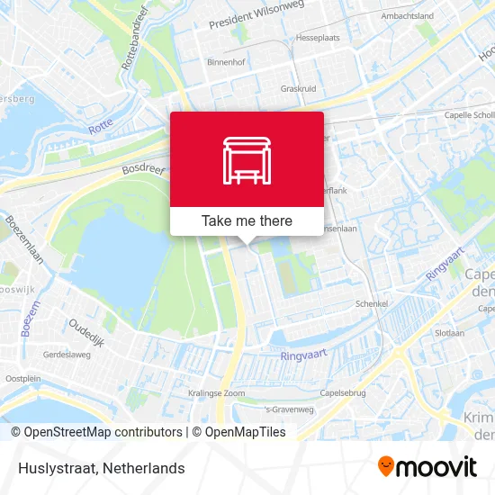 Huslystraat map