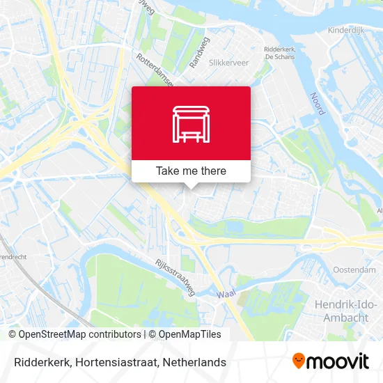 Ridderkerk, Hortensiastraat map