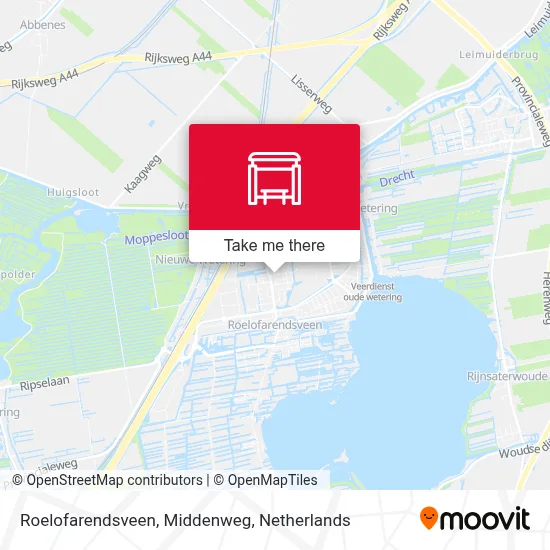 Roelofarendsveen, Middenweg map
