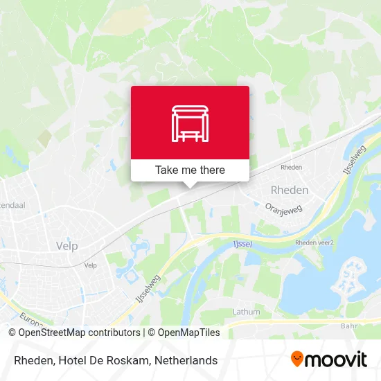 Rheden, Hotel De Roskam map