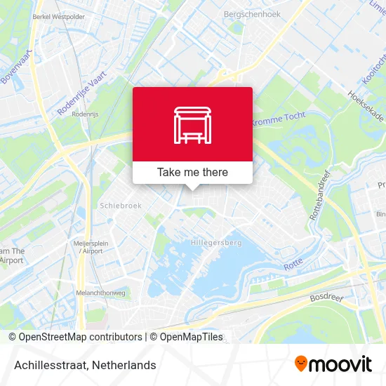 Achillesstraat map