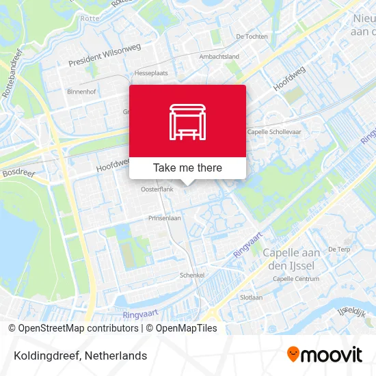 Koldingdreef Karte
