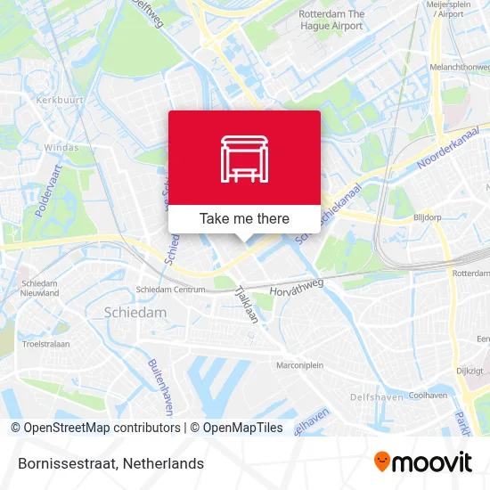 Bornissestraat map