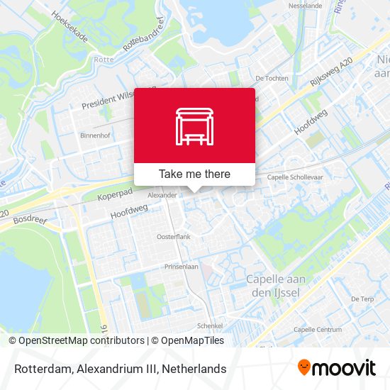 Rotterdam, Alexandrium III map