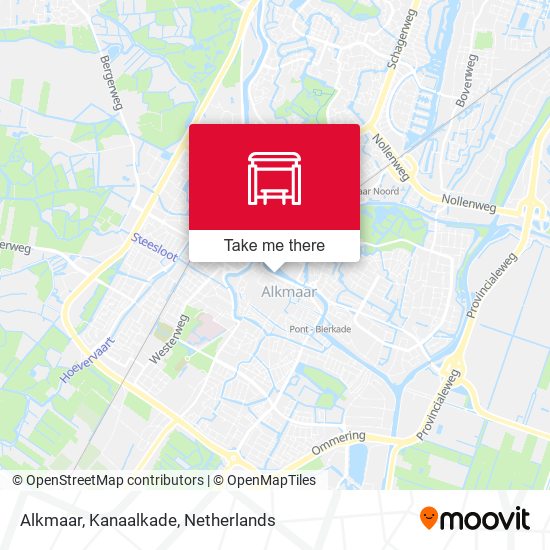 Alkmaar, Kanaalkade map