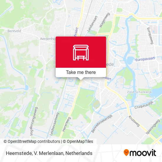 Heemstede, V. Merlenlaan map
