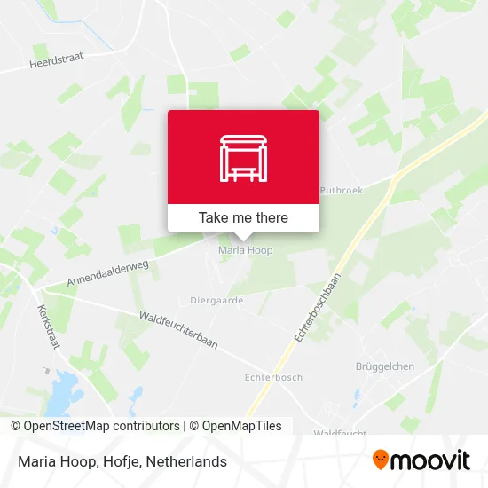 Maria Hoop, Hofje map