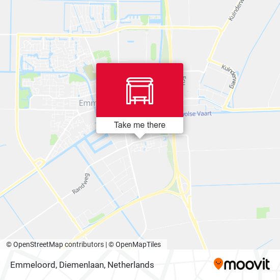 Emmeloord, Diemenlaan map