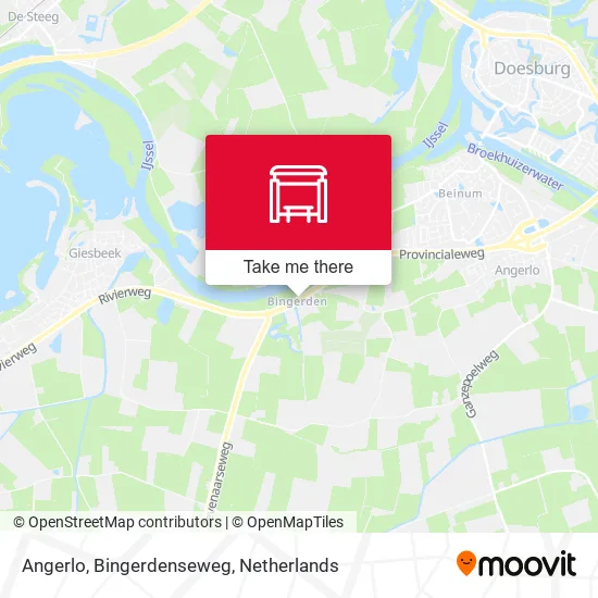 Angerlo, Bingerdenseweg map