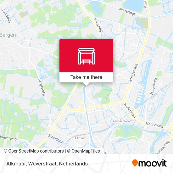 Alkmaar, Weverstraat map