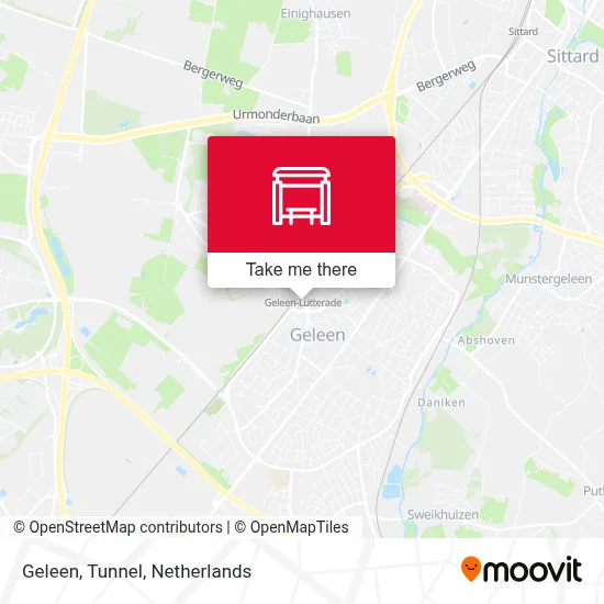 Geleen, Tunnel map