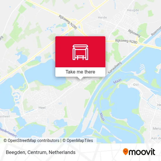 Beegden, Centrum map