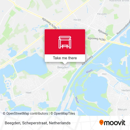 Beegden, Scheperstraat map