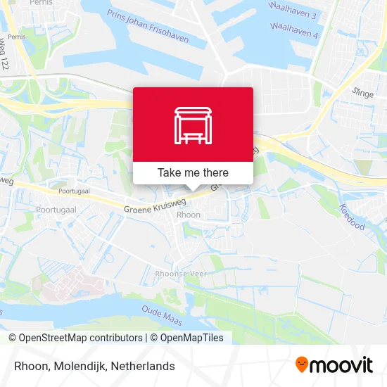 Rhoon, Molendijk map