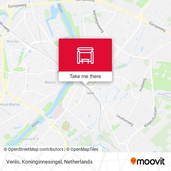 Venlo, Koninginnesingel map