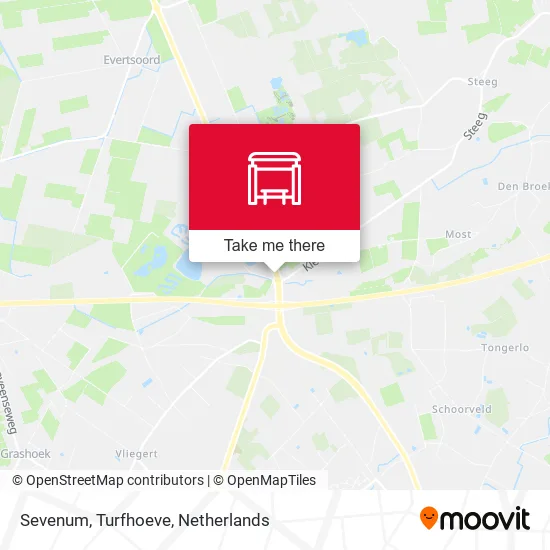 Sevenum, Turfhoeve Karte