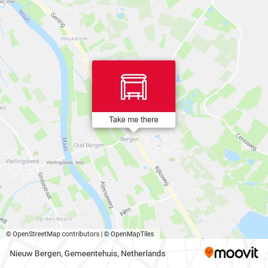 Nieuw Bergen, Gemeentehuis map