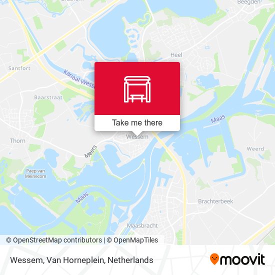 Wessem, Van Horneplein Karte