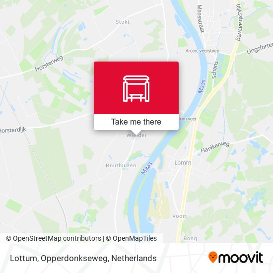 Lottum, Opperdonkseweg map