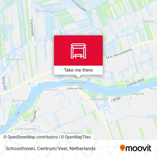 Schoonhoven, Centrum/Veer map
