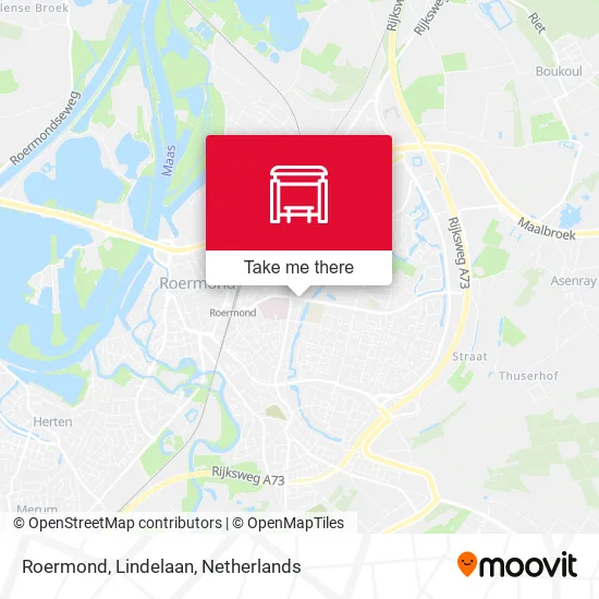 Roermond, Lindelaan map