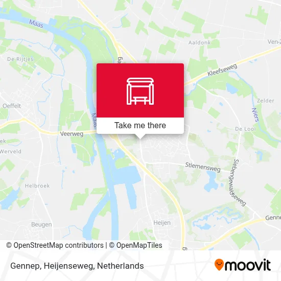 Gennep, Heijenseweg map