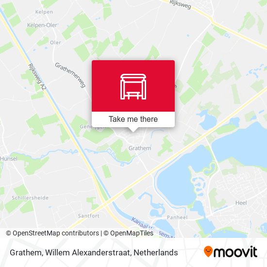 Grathem, Willem Alexanderstraat map