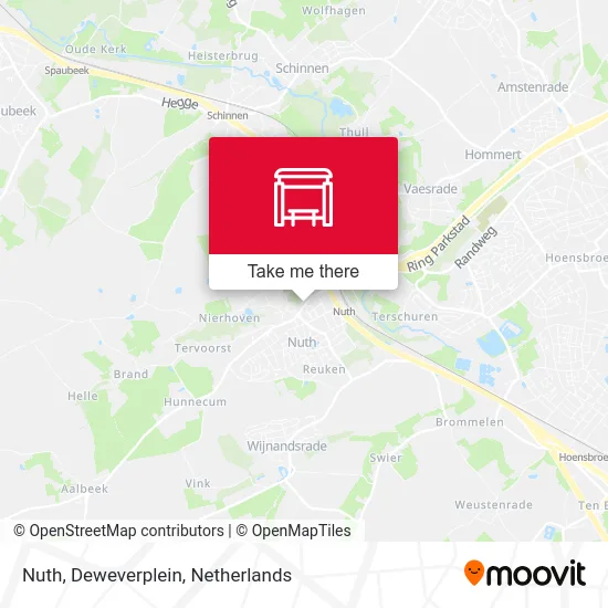 Nuth, Deweverplein map