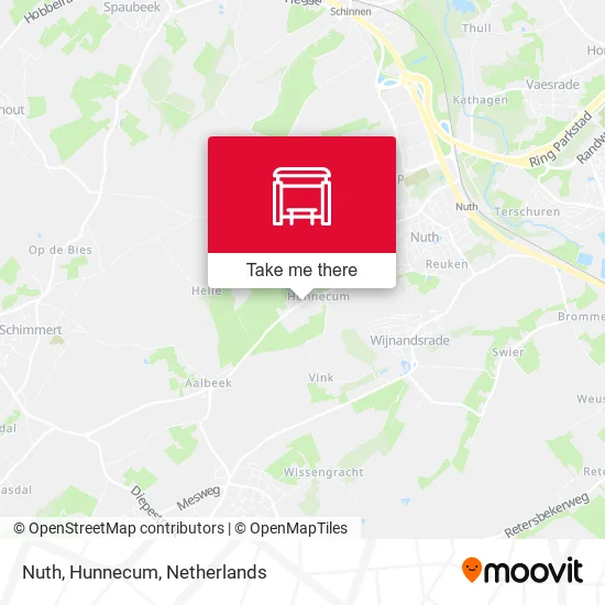 Nuth, Hunnecum map