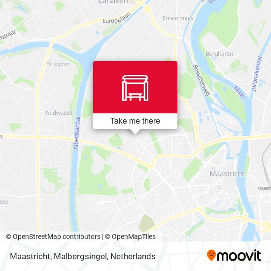 Maastricht, Malbergsingel map