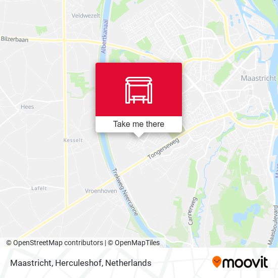 Maastricht, Herculeshof Karte