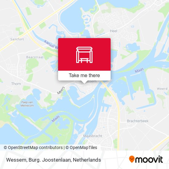 Wessem, Burg. Joostenlaan map
