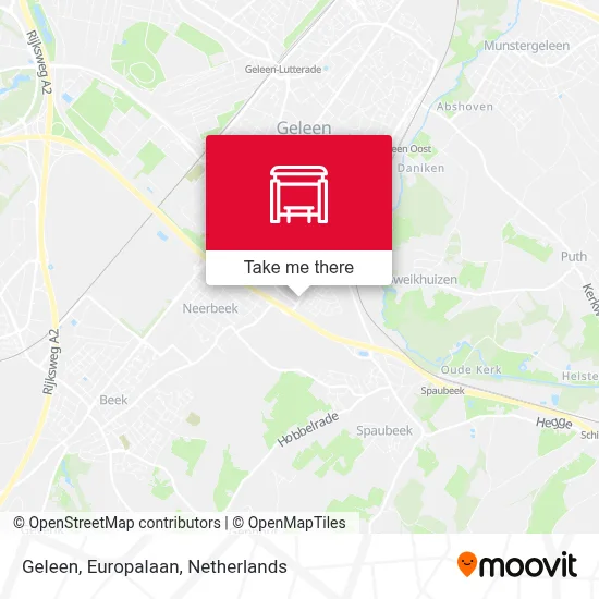 Geleen, Europalaan Karte