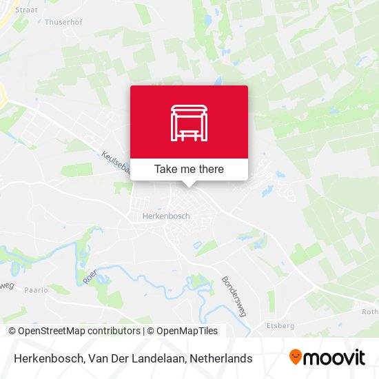 Herkenbosch, Van Der Landelaan map